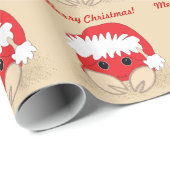 Frohe Weihnachten! Krabbe Geschenkpapier (Rolleneckpunkt)