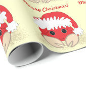 Frohe Weihnachten! Krabbe Geschenkpapier (Rolleneckpunkt)
