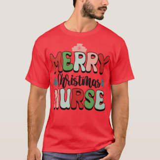 Frohe Weihnachten Krankenschwester T-Shirt