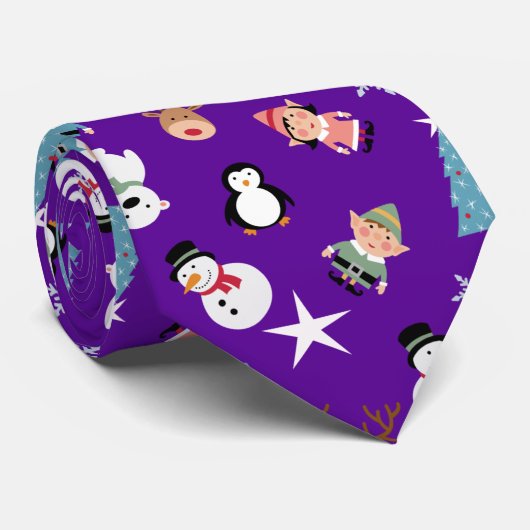 Frohe Weihnachten Krawatte (Gerollt)