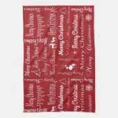 Frohe Weihnachten Küchentuch (Vertikal)