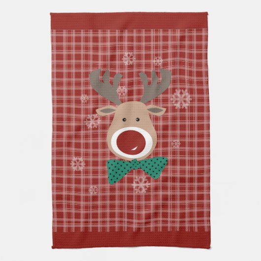 Frohe Weihnachten! Küchentuch (Vertikal)