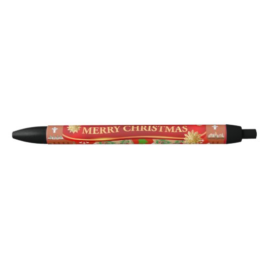 Frohe Weihnachten Kugelschreiber (Vorderseite)