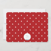 Frohe Weihnachten kühne Brush Script Modernes Foto (Rückseite)