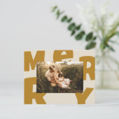 Frohe Weihnachten kundenspezifische Foto Feiertage (Stehend Vorderseite)