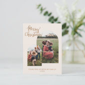 Frohe Weihnachten kundenspezifische Foto Feiertage (Stehend Vorderseite)
