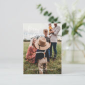 Frohe Weihnachten kundenspezifische Foto Feiertage (Stehend Vorderseite)