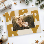 Frohe Weihnachten kundenspezifische Foto Feiertage<br><div class="desc">Frohe Weihnachten,  kundenspezifisches Foto,  Urlaub Postkarte.</div>