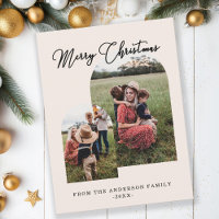 Frohe Weihnachten kundenspezifische Foto Feiertage