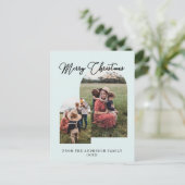 Frohe Weihnachten kundenspezifische Foto Feiertage (Stehend Vorderseite)