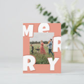 Frohe Weihnachten kundenspezifische Foto Feiertage (Stehend Vorderseite)