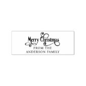 Frohe Weihnachten Kundenspezifische KautschukBrief Gummistempel (Prägung)