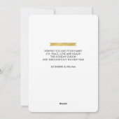 Frohe Weihnachten | Künftige Mr. und Mrs. Foto Car (Rückseite)