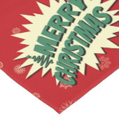 Frohe Weihnachten Kurzer Tischläufer (Ecke)