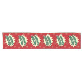 Frohe Weihnachten Kurzer Tischläufer (Horizontal)