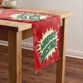 Frohe Weihnachten Kurzer Tischläufer (Beispiel)