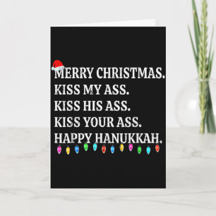 Frohe Weihnachten Küsse Mein Sein Euer Glückliches Karte