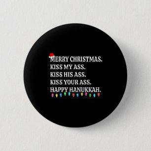 Frohe Weihnachten Küsse mein sein Ihr Happy Chanuk Button