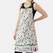 Frohe Weihnachten l Moderner Minimalistischer Weih Schürze (InSitu)