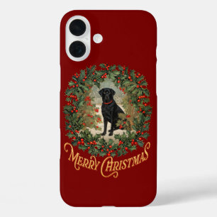 Frohe Weihnachten Labrador Retriever iPhone 16 Plus Hülle