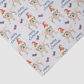 Frohe Weihnachten Labrador Retriever mit Weihnacht Seidenpapier (Ausschnitt)