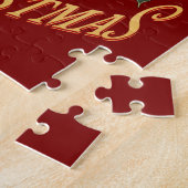 Frohe Weihnachten Labrador Retriever Puzzle (Seite)