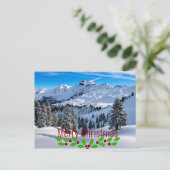 Frohe Weihnachten - Landschaftliche Ausläufer der Postkarte (Stehend Vorderseite)