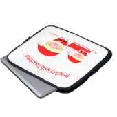 Frohe Weihnachten Laptopschutzhülle (Vorne Knopf)