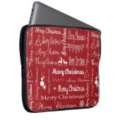 Frohe Weihnachten Laptopschutzhülle (Vorne Rechts)