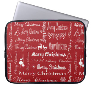 Frohe Weihnachten Laptopschutzhülle