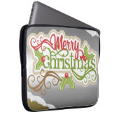 Frohe Weihnachten Laptopschutzhülle (Vorne Rechts)