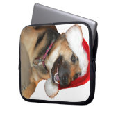 Frohe Weihnachten Laptopschutzhülle (Vorderseite Links)