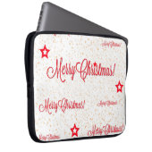 Frohe Weihnachten! Laptopschutzhülle (Vorne Rechts)