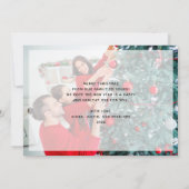 Frohe Weihnachten | Lässiges Skript Zwei Foto (Rückseite)