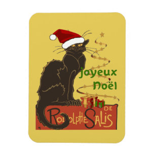 Frohe Weihnachten Le Chat Noir Weihnachtsspoof Magnet