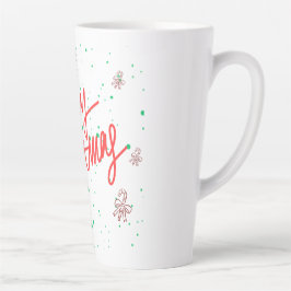 Frohe Weihnachten Lebkuchen Design. Milchtasse