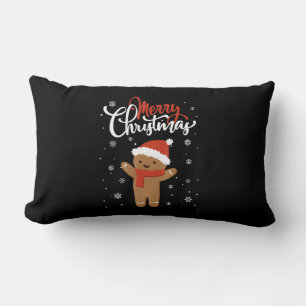 Frohe Weihnachten Lebkuchen   Weihnachtsplätzchen Lendenkissen