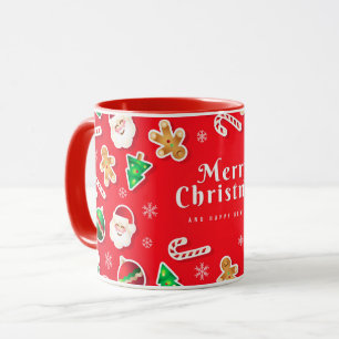 Frohe Weihnachten Lebkuchen & Zuckerstange Weihnac Tasse