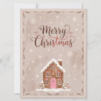 Frohe Weihnachten Lebkuchenhäuschen