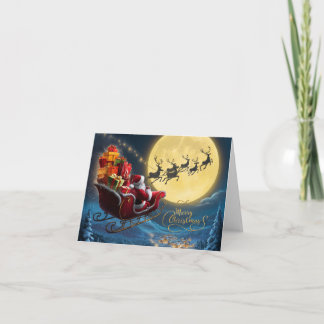 Frohe Weihnachten Leere Karte