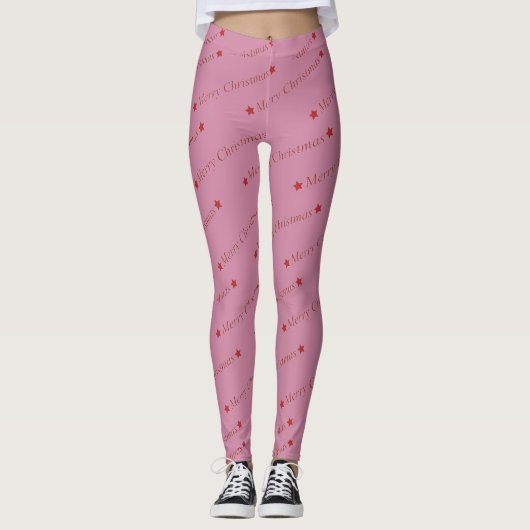 Frohe Weihnachten Leggings (Vorderseite)