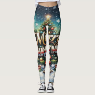 Frohe Weihnachten Leggings