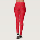 Frohe Weihnachten Leggings (Rückseite)