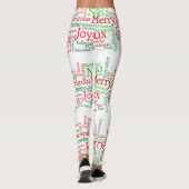 Frohe Weihnachten Leggings (Rückseite)