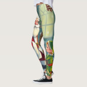 Frohe Weihnachten  Leggings (Links)