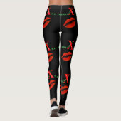 Frohe Weihnachten Leggings (Rückseite)