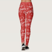 Frohe Weihnachten Leggings (Rückseite)