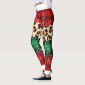 Frohe Weihnachten Leggings (Links)