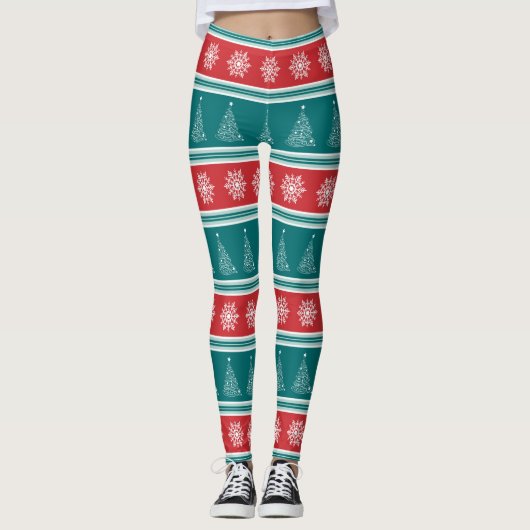 Frohe Weihnachten Leggings (Vorderseite)