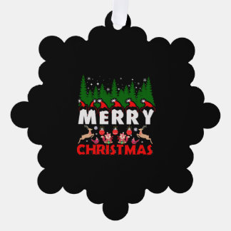 Frohe Weihnachten Leinwand Christlich Weihnachten  Ornament Karte